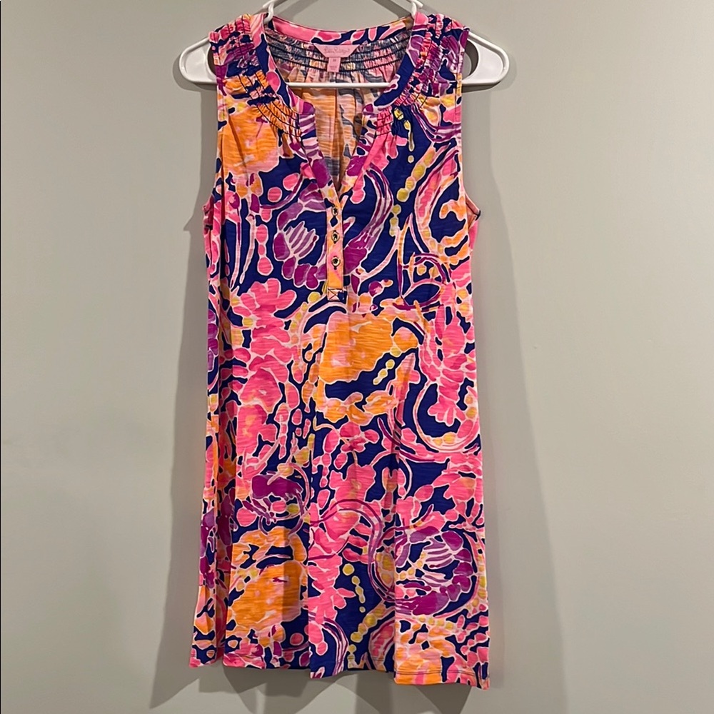 Lilly Pulitzer Essie Catch And Release Mini Dress, Size XS